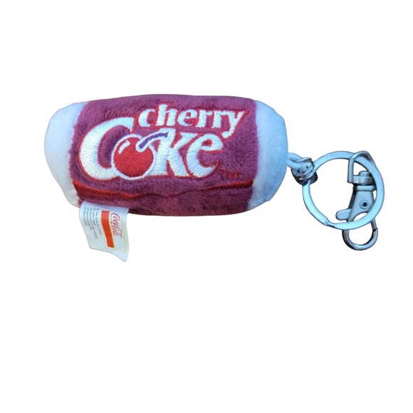 Coca Cola Cherry Plush Keychain - Picture 1 of 2